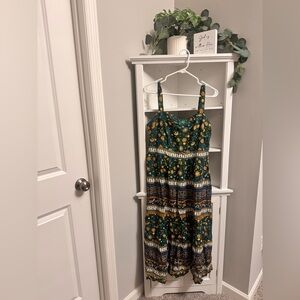 Umgee Blue and Yellow Floral Dress